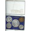 Image 1 : 1942 US 5 Coin Year Set In Plastic Container