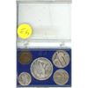 Image 2 : 1942 US 5 Coin Year Set In Plastic Container