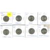 Image 1 : 8 Various US States 25 Cent Coin 1999-2003 INCL.