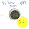 Image 1 : 1853 US Half Dime RARE