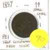 Image 1 : 1857 "Self Govt. Free Trade" PEI