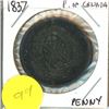 Image 1 : 1837 Penny Province of Canada