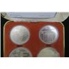 Image 3 : 4 1976 Olympic Comemorative Coins 2 - $5, 2 - $10 Sterling Silver