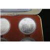 Image 5 : 4 1976 Olympic Comemorative Coins 2 - $5, 2 - $10 Sterling Silver