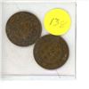 Image 1 : 2 1910 Canadian Large Cents