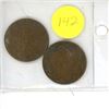 Image 1 : 1917 & 1918 Canadian Large Cents