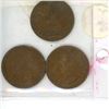 Image 2 : 2 1919 and 1 1920 Canadian Large Cents