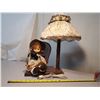 Image 1 : vintage Gilbert vinyl doll table lamp