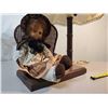 Image 4 : vintage Gilbert vinyl doll table lamp