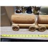 Image 4 : WOOD TOY TRUCK HAULING LOGS