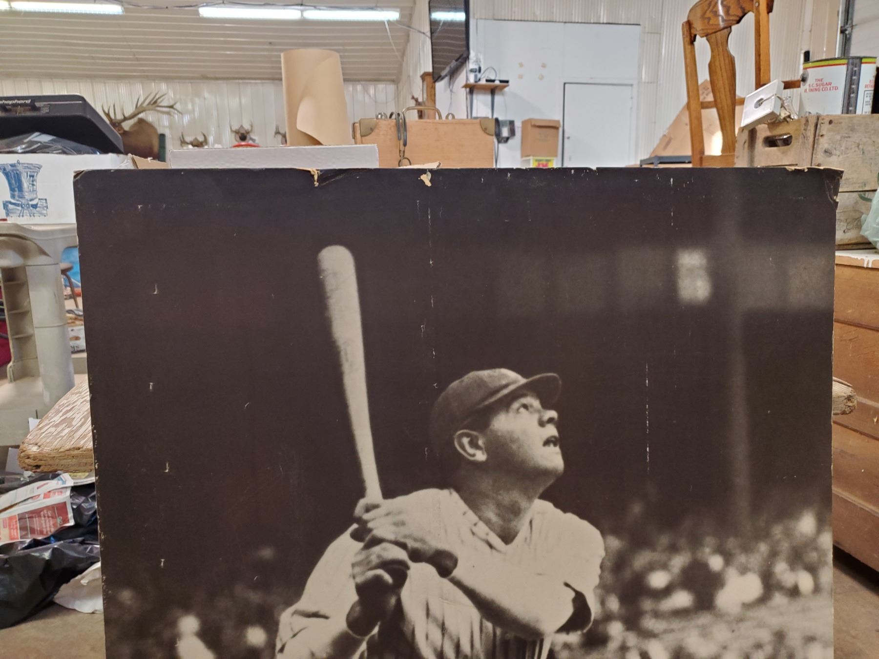 VINTAGE BABE RUTH POSTER