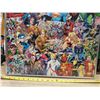 Image 2 : DC POSTER W/ ALL SUPER HERO'S & 3 VILLANS 20.5 X 24.5"