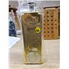 Image 1 : VINTAGE SWISS CHOCOLATE LIQUER GOLD BAR -FULL (MUST BE  19 TO PURCHASE) * NO SHIPPING*