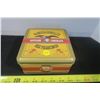Image 1 : CHOCOLATE TIN BOX FULL OF SERIAL NUMBERS PLATES
