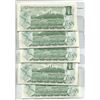 Image 2 : 5 X 1973 CANADA ONE DOLLAR BILL *CONSECUTIVE*