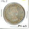 Image 1 : 1963 Canadian Silver Dollar