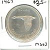 Image 1 : 1967 Canadian Silver Dollar