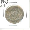 Image 1 : 1943 N4 Canadian Silver Fifty Cent Coin