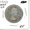 Image 1 : 1953 NSF SD Canadian Silver Fifty Cent Coin