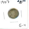 Image 1 : 1907 Canadian Silver Ten Cent Coin