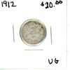 Image 1 : 1912 Canadian Silver Ten Cent Coin