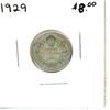 Image 1 : 1929 Canadian Silver Ten Cent Coin