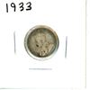 Image 1 : 1933 Canadian Silver Ten Cent Coin
