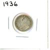 Image 1 : 1936 Canadian Silver Ten Cent Coin