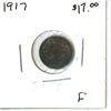 Image 1 : 1917 Canadian Silver Five cent Coins