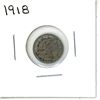 Image 1 : 1918 Canadian Silver Five cent Coins