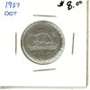 Image 1 : 1937 Dot Canadian Five cent Coins