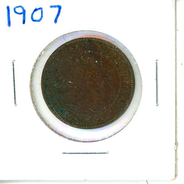 1907 Canadian Large Cent
