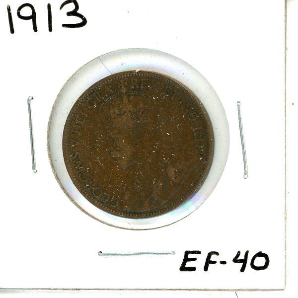 1913 Canadian Large Cent