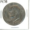 Image 1 : 1978 Eisenhower Silver Dollar Coin