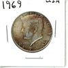 Image 1 : 1969 USA Kennedy Silver Half Dollar
