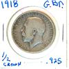 Image 1 : 1918 Great Britain 1/2 CROWN