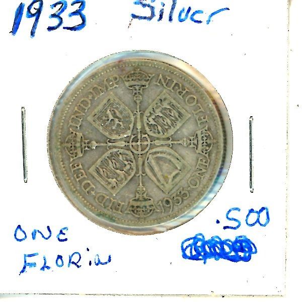 1933 Great Britain One Florin