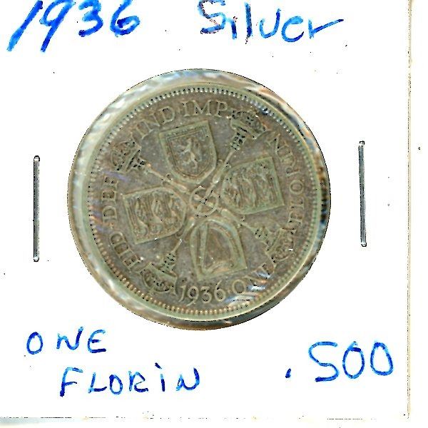 1936 Great Britain One Florin