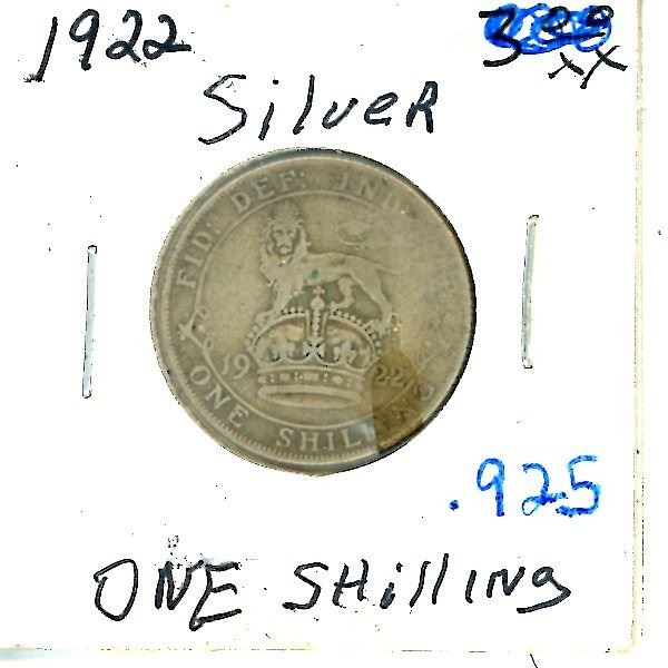 1922 Great Britain Schilling