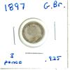 Image 1 : 1897 Great Britain Three Pence