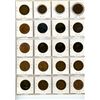 Image 3 : 1862-1964 Page of Great Britain Copper One Cent Coins x 20