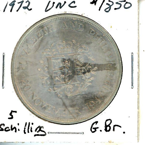 1972 Great Britain Commerative 5 Schillings