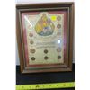 Image 1 : 1858----- Canadian Penny Collection Framed 12 X 10