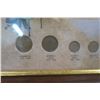 Image 3 : 1900----- Coins Of The Twentieth Century in" Large Frame"   19 X 23