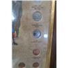 Image 6 : 1900----- Coins Of The Twentieth Century in" Large Frame"   19 X 23