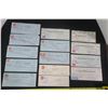 Image 1 : 14 Old Bank Cheques with old Stamps