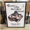 Image 1 : Women of the Wild West Shows Framed wall art decoration