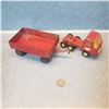 Image 1 : Vintage Tonka and Ertl pieces truck trailer