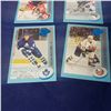 Image 2 : four Serial numbered insert hockey cards