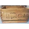 Image 2 : Vtg Black ink Wooden Pepsi Crate (rare)